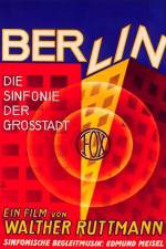 Watch Berlin Die Sinfonie der Grosstadt Myflixer