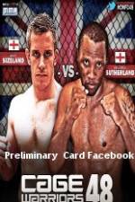 Watch Cage Warriors 48 Preliminary Card Facebook Myflixer